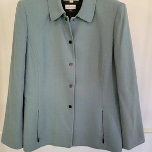 Tahari Charcoal/Blue/Grey 3 piece suit_Size 16